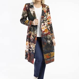 Orientique - Freebird Long Coat - Handwoven Cotton - Size 10