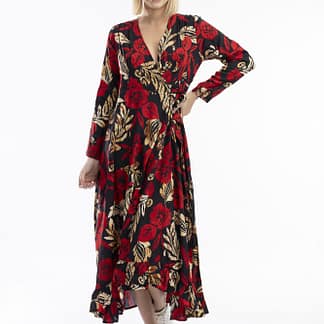 Orientique - Staying Alive Dress Maxi Wrap - Size 10 - Size 16