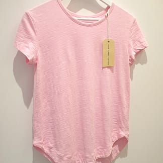 Cloth Paper Scissors - C1381-S24 Hi Low Tee - Lolly Pink - rounded bottom size 6