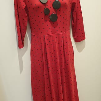 Veronica Dress - Little Sponge Spot Dahlia