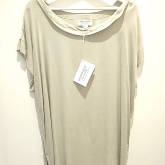 Orientique 62616 Top Folded Neckline - Alfalfa