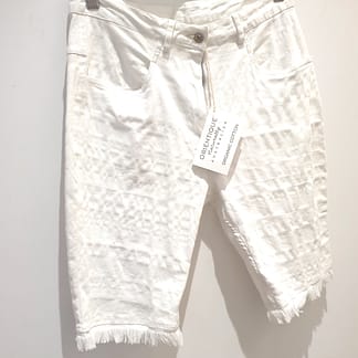 Orientique - White Cotton Shorts - Size 10 - But More Like Size 8
