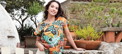 Orientique - Guaratiba - Top - Rolled Neckline - Organic Cotton