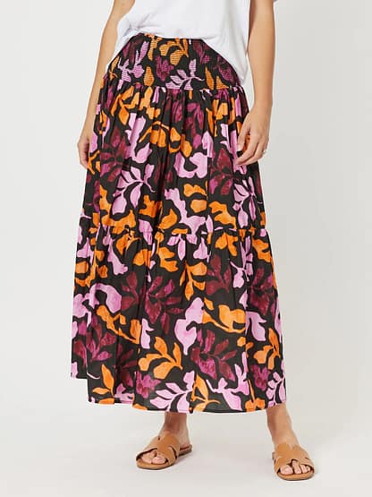 Tara Print Skirt