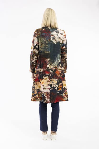 Orientique - Freebird Long Coat - Handwoven Cotton - Image 2