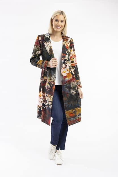 Orientique - Freebird Long Coat - Handwoven Cotton