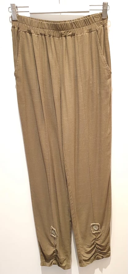 36363-KK - Willow Tree khaki linen pants