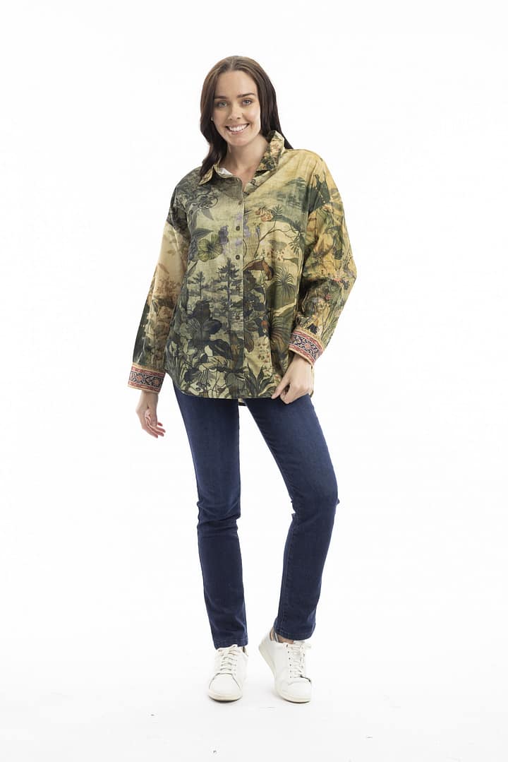 Orientique - Digital Shirt Collar - Orient - Very Fine Cord - Size 14 - Size 16